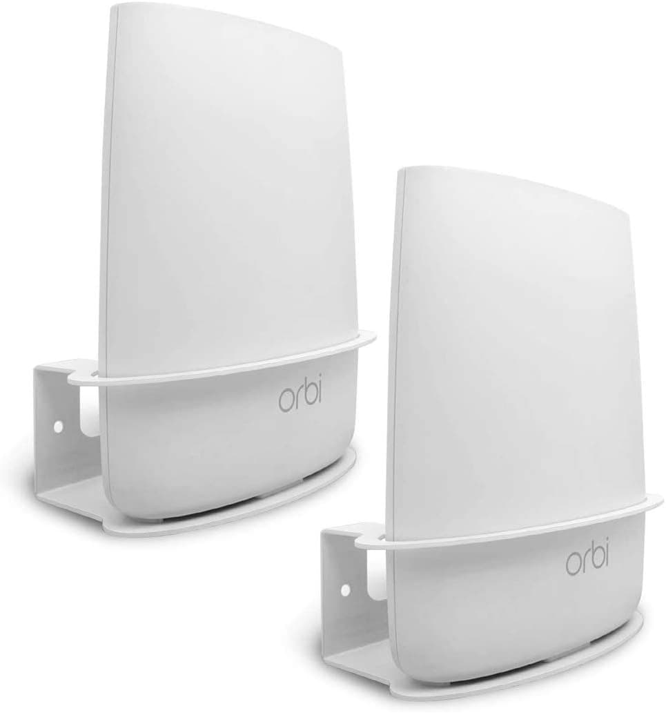 ALLICAVER 互換ウォールマウント Netgear Mini Orbi 2個 頑丈な金属製マウントスタンドホルダー Orbi WiFiルーター RBR20