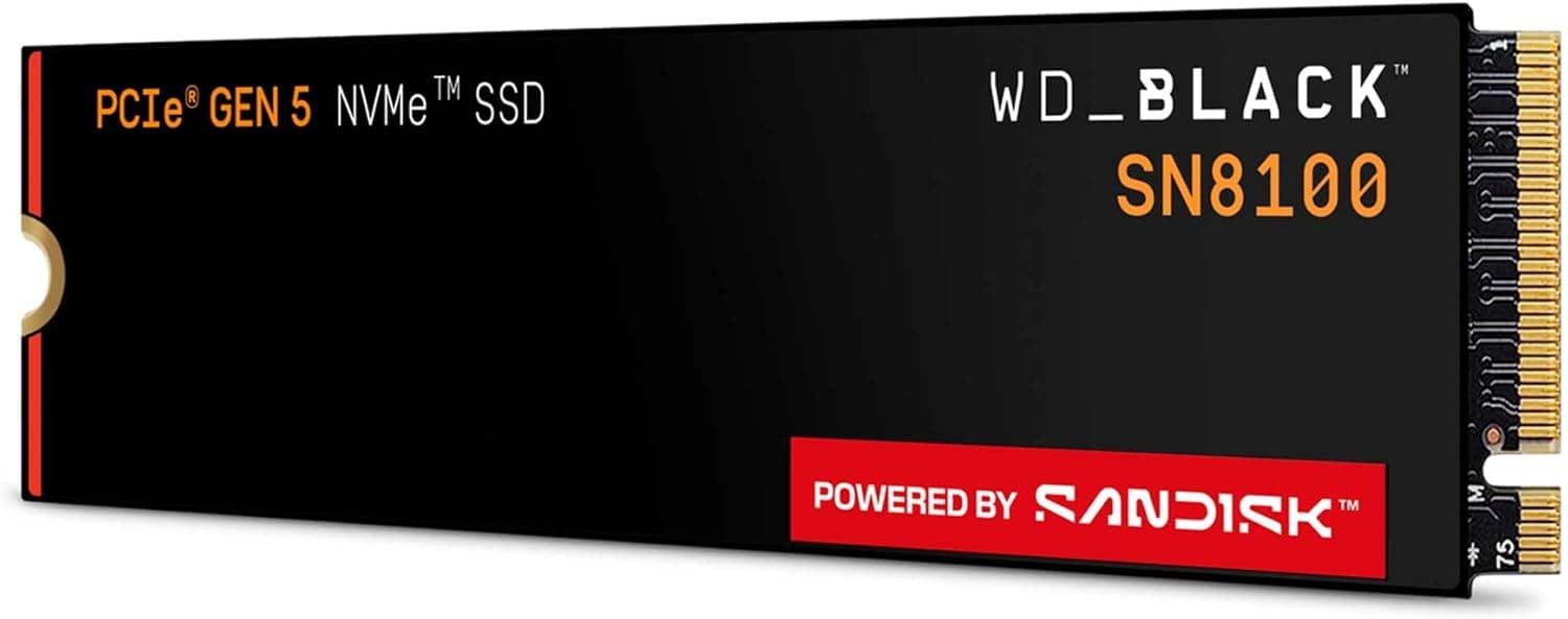 Western Digital ウエスタンデジタル WD_BLACK 内蔵SSD 4TB NVMe PCIe Gen5 x4 (読取り最大 14