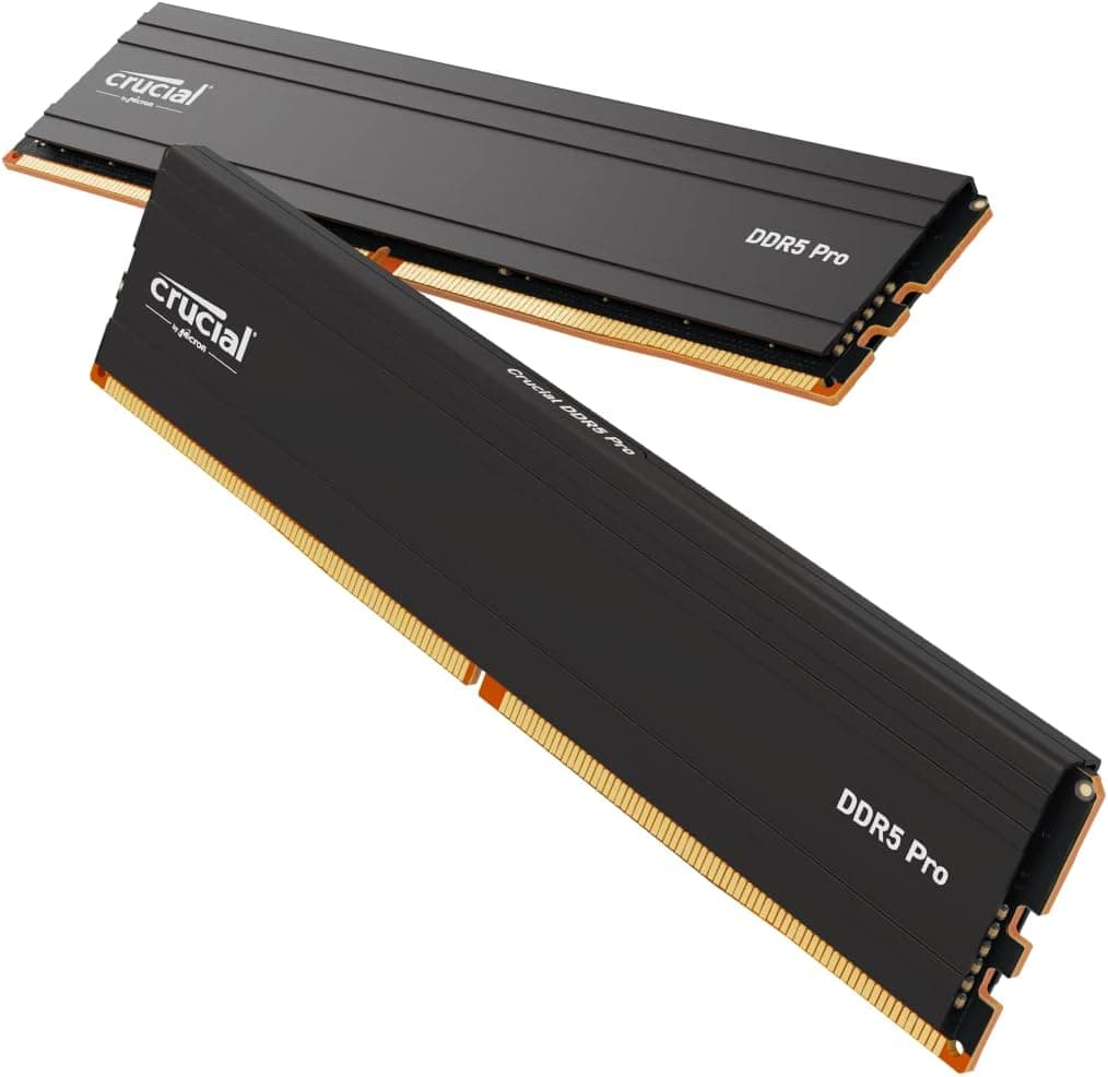 Crucial(クルーシャル) PRO (マイクロン製) デスクトップ用メモリ 16GB×2枚 DDR5-6000 CP2K16G60C48U5 【国内正規代理店品】