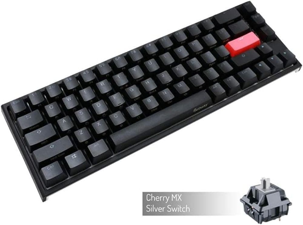 DUCKY ゲーミングキーボード One 2 SF RGB Cherry シルバー軸(英語配列) dk-one2-rgb-sf-silver ［USB
