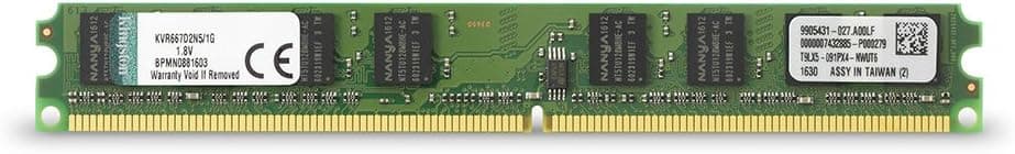 キングストン Kingston デスクトップ PCメモリ DDR2-667(PC2-5300) 1GB Non-ECC CL5 DIMM 240pin KVR667D2N5