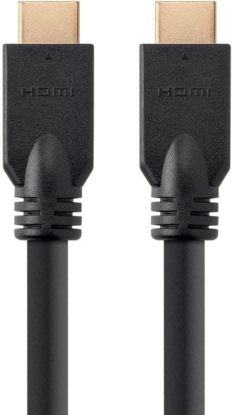 Monoprice Monoprice 4K No Logo High Speed HDMI Cable 25ft - CL2 In Wall Rated 18 Gbps Black