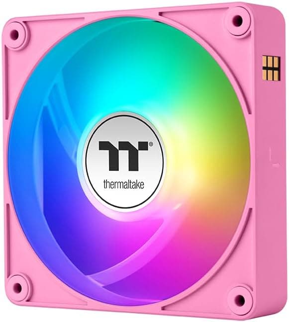 【限定】Thermaltake CT120 EX ARGB Sync 120mm PCケースファン 3ファンパック -Pink- CL-F219-PL12PK-A FN2461