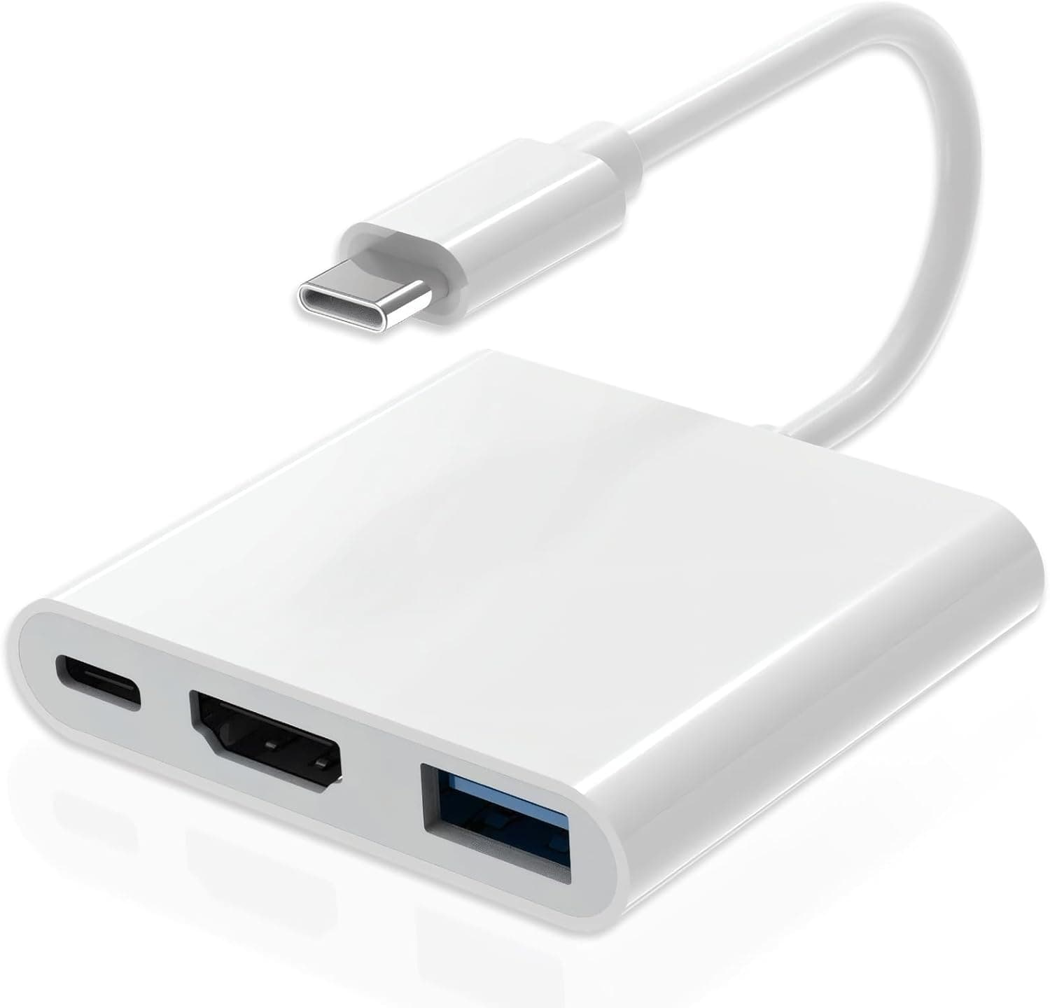Usb typec hdmi 変換アダプタ 3in1 4K 映像出力 USB3.0 高速データ転送 PD 急速充電データ移行同時充電可能