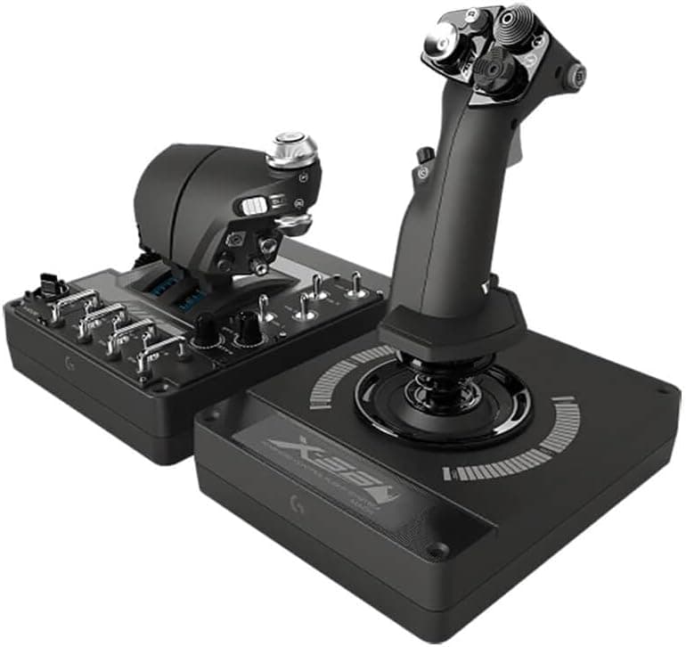 Logitech G X56 H.O.T.A.S. RGB Throttle and Stick Simulation Controller for VR Gaming 141［並行輸入］