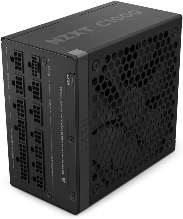 NZXT C1000 Gold v2 Black 1000W ATX3.1対応 80PLUS Gold 認証 PC電源ユニット PA-0G2BB-JP PS1466