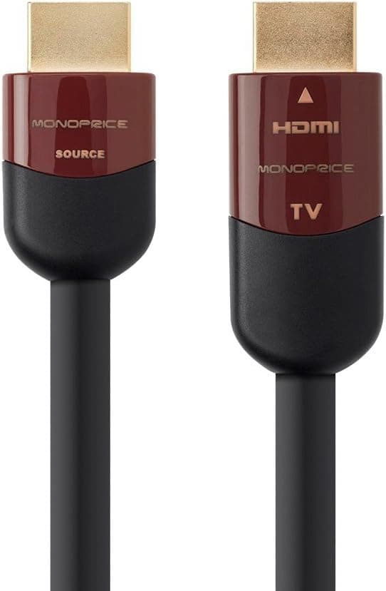 Monoprice Monoprice 4K High Speed HDMI Cable 75ft - CL2 In Wall Rated 18Gbps Active Black