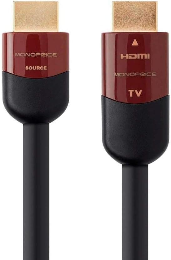 Monoprice Monoprice 4K High Speed HDMI Cable 50ft - CL2 In Wall Rated 18Gbps Active Black