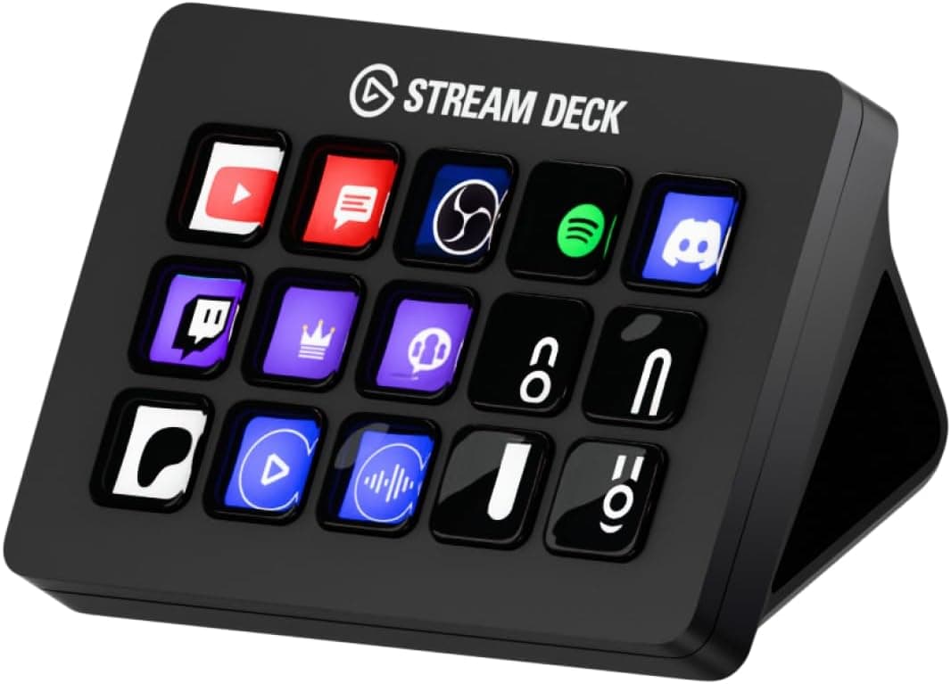 Elgato Stream Deck MK.2 エルガトストリームデック MK.2【15キー配列】ライブコンテンツ作成用のコントローラー 配信者向けデバイス OBS