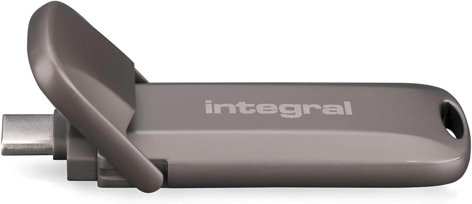 インテグラル USSD 512GB Turbo-C USB 3.2 Gen 2x2 メタルフラッシュドライブ 超高速ポータブルSSD 読み取り最大2