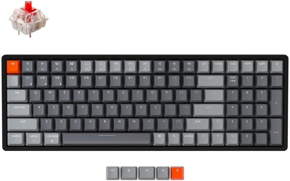 【国内正規品】Keychron K4 Version2 ホットスワップ対応ワイヤレス・ゲーミングメカニカルキーボード 100キー