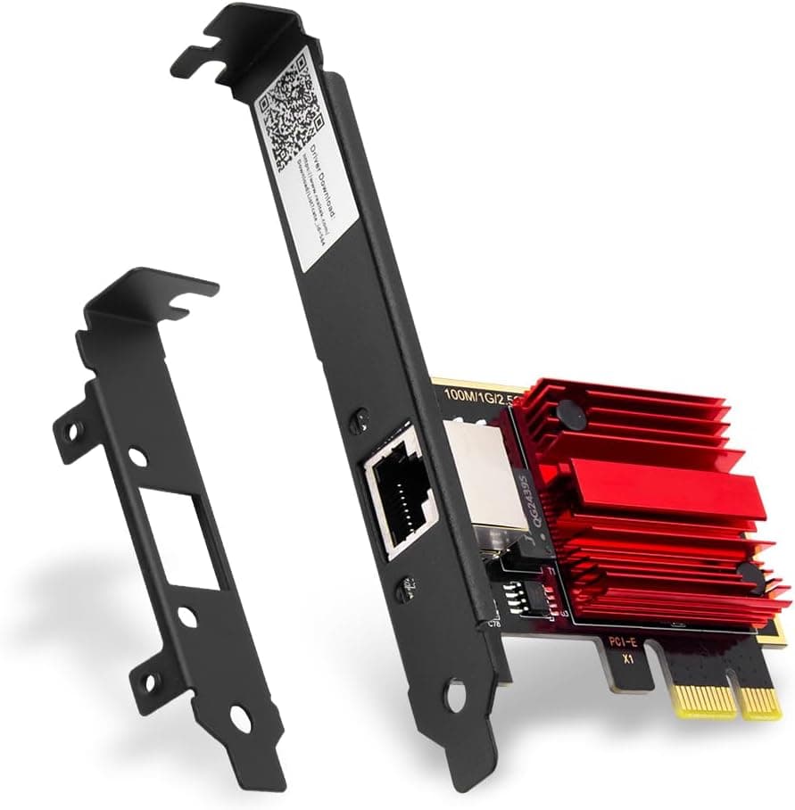 2.5GB PCI-E ネットワークカード NIC (RTL8125) チップセット-RJ45 PCIe - 2.5ギガビットイーサネットネットワークアダプター Windows 11