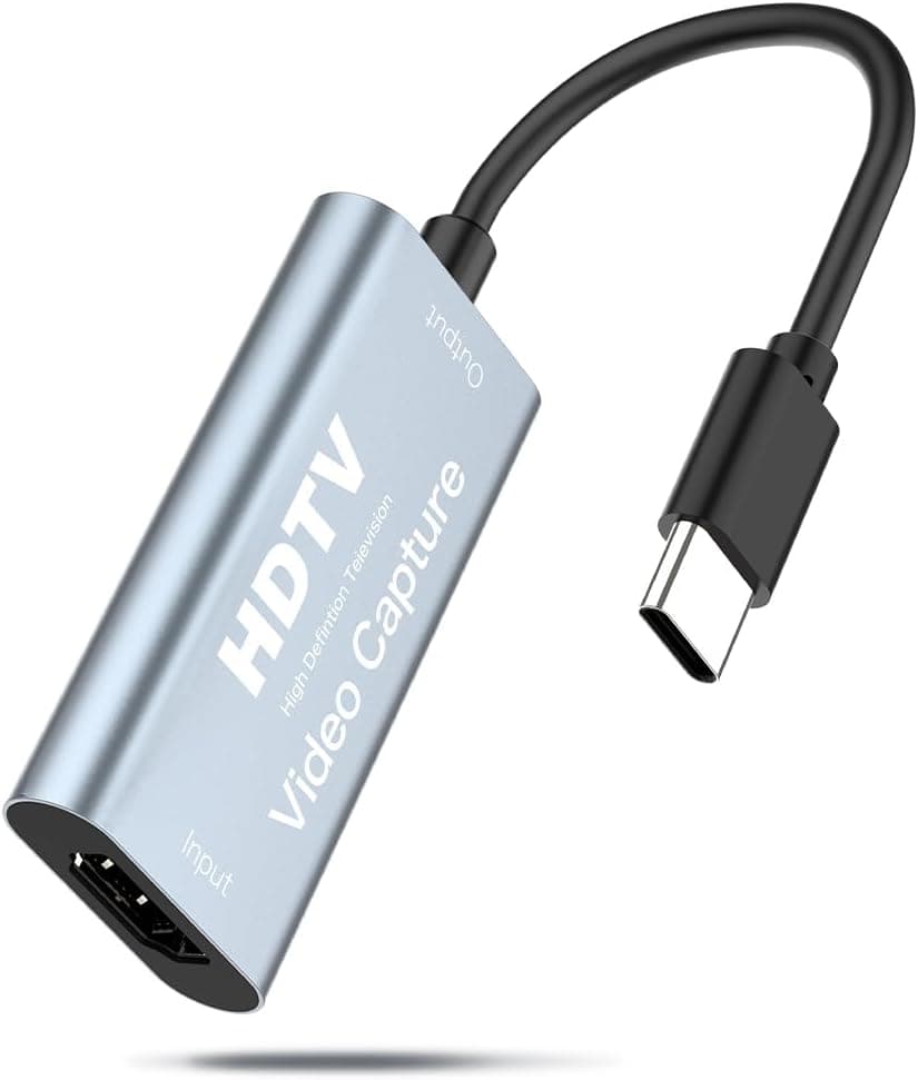【2025新登場】Newluck USB-C & HDMI 変換アダプタキャプチャーボード HDMI キャプチャーボード HD画質録画 HD1080P
