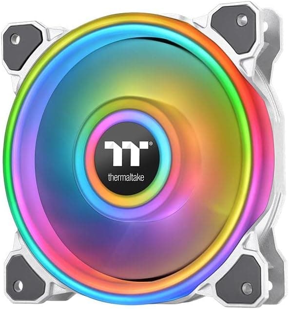 Thermaltake Riing Quad PLUS 12 RGB White PCケースファン 120mm CL-F100-PL12SW-C FN1502