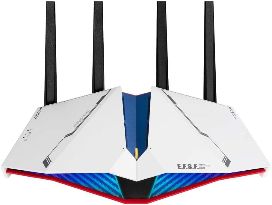 ASUSTek WiFi 無線ルーター WiFi6 4804+574Mbps デュアルバンドゲーミング RT-AX82U GUNDAM EDITION ガンダムエディショ PS5