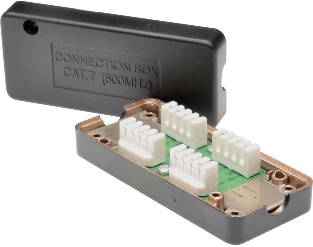 DIGITUS CAT 7接続モジュール - 10 GBase-T 600 MHz - シールド - AWG 22-26用LSAストリップ - インストールケーブルネットワークケーブルイーサネットケーブル - ブラック