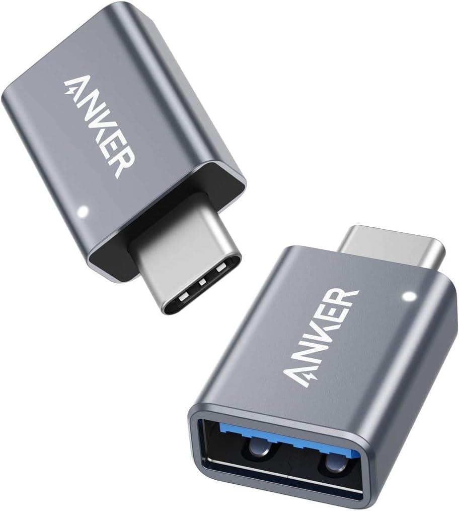 Anker USB Cアダプター (2パック) USB C - USBアダプター 高速データ転送