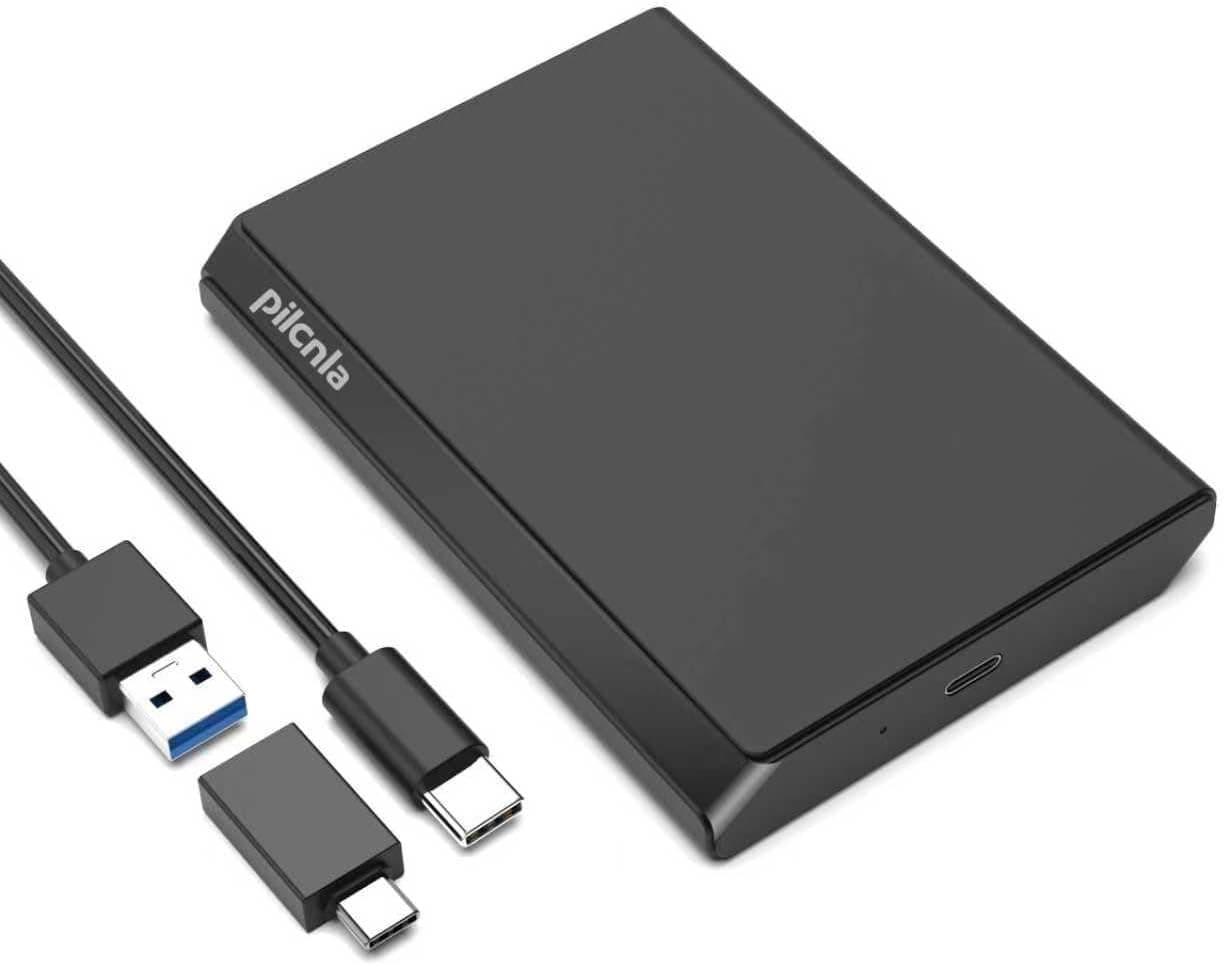 PILCNLA ポータブル外付けハードドライブ USB-C HDD USB 3.0 Windows
