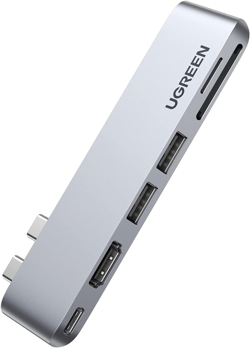 UGREEN USB Cハブ MacBook Pro Air専用 6-in-2 変換アダプター 4K HDMIを搭載したMacBook Airアダプター ハブ SD