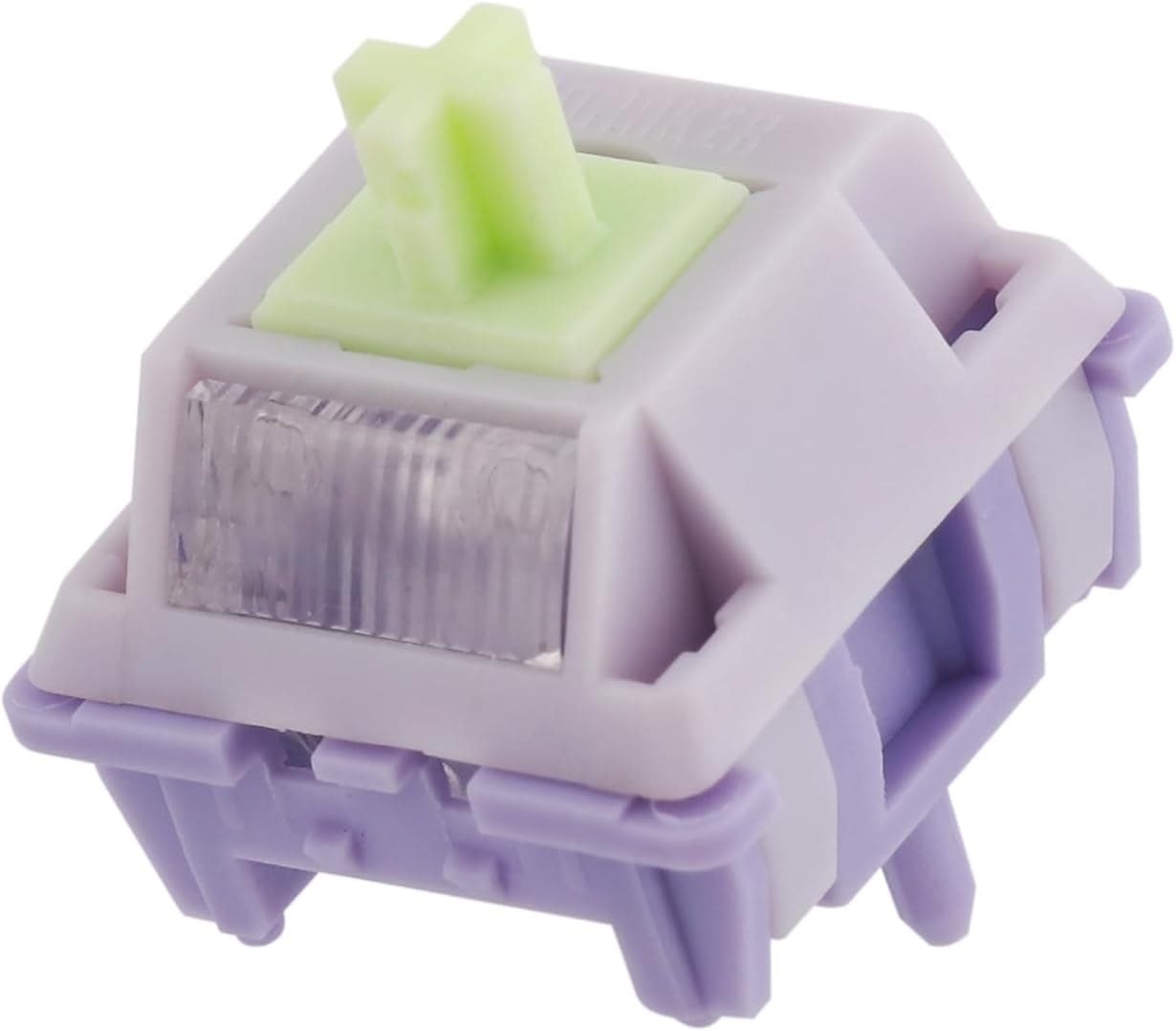 EPOMAKER Wisteria V2リニア38gfキーボードスイッチセットライトディフューザー付き潤滑済み 5ピンクリーミースイッチ