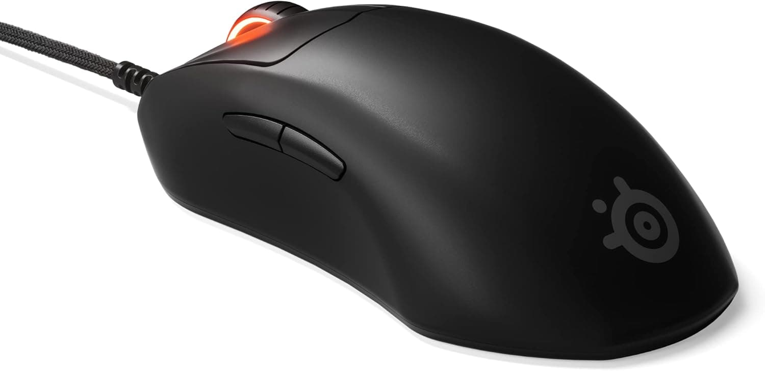 SteelSeries ゲーミングマウス有線軽量高速反応エルゴノミクスデザインカスタマイズ機能 Prestige OMスイッチ SuperMeshケーブル Prime 62533