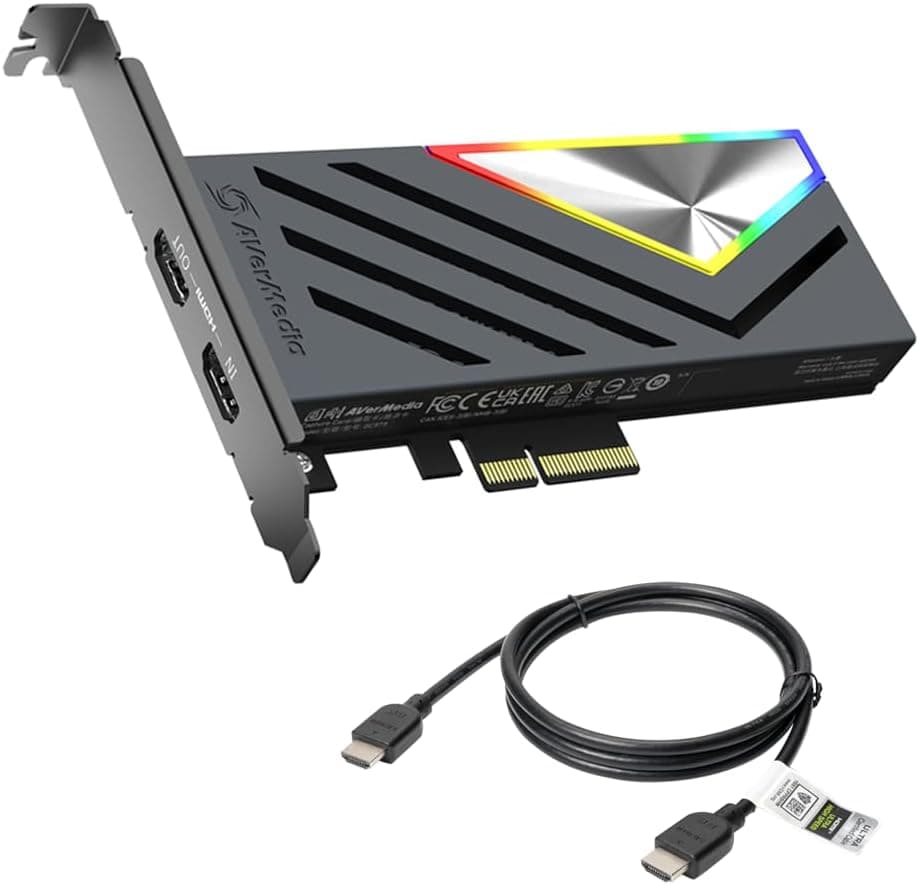AVerMedia HDMI 2.1 Capture Card for Streaming and Recording - 4K60