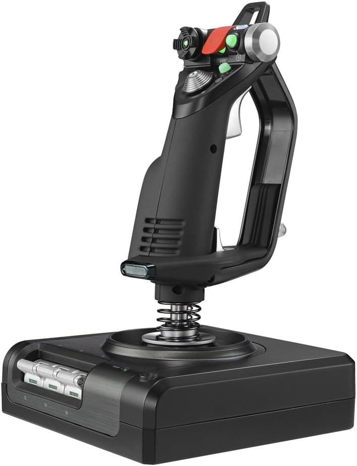 Logitech G Saitek X52 Pro Flight 3Mシステム 金属部品ガス制御とシミュレーションジョイスティック