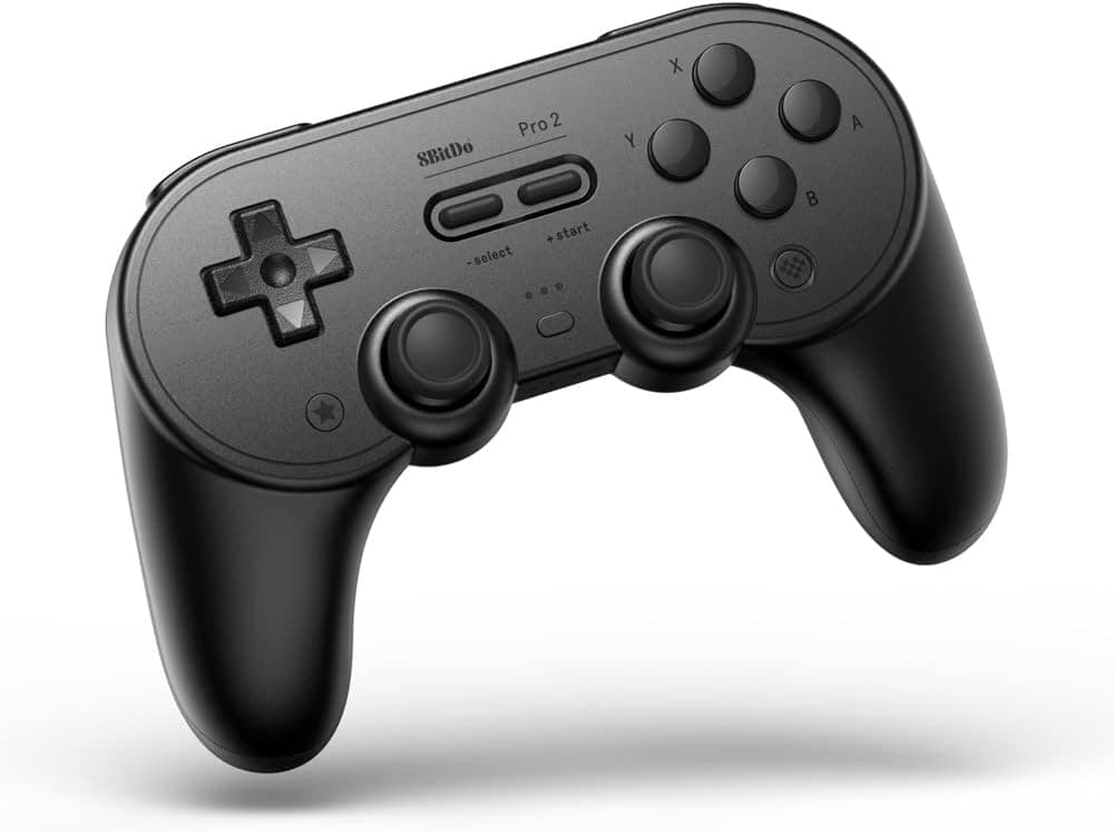 8Bitdo Pro 2 ゲームパッド（ブラックエディション） NS Switch・PC・Android・macOS・Steam Deck・iPhone・iPad・macOS・Apple TV・Respberry Pi用