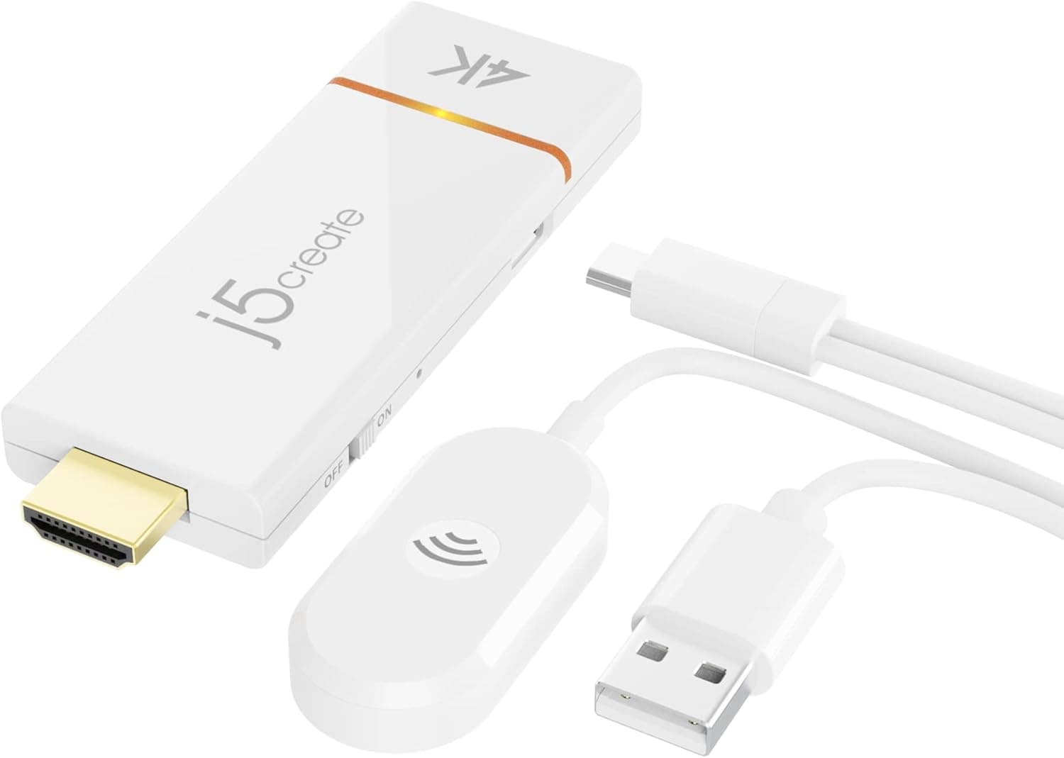 j5create ワイヤレスHDMI 4K対応無線受信機送信機不要 JVAW76-EJ