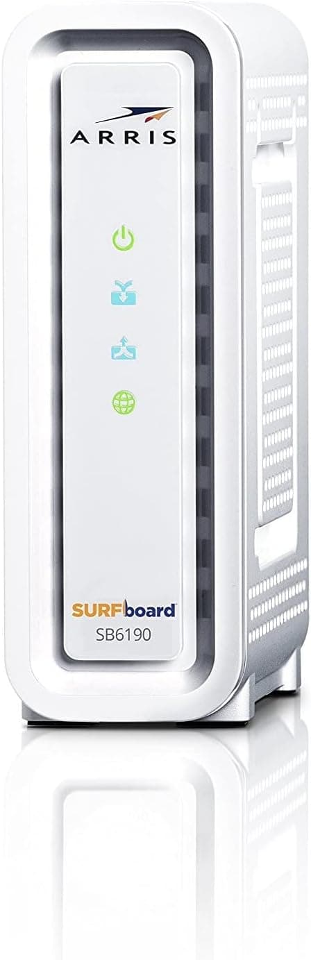 ARRIS サーフボード SB6190 32x8 DOCSIS 3.0 ケーブルモデム 1.4Gbps ダウンロード速度 262 アップロード速度ホワイト (非小売パッケージ) (リニューアル)