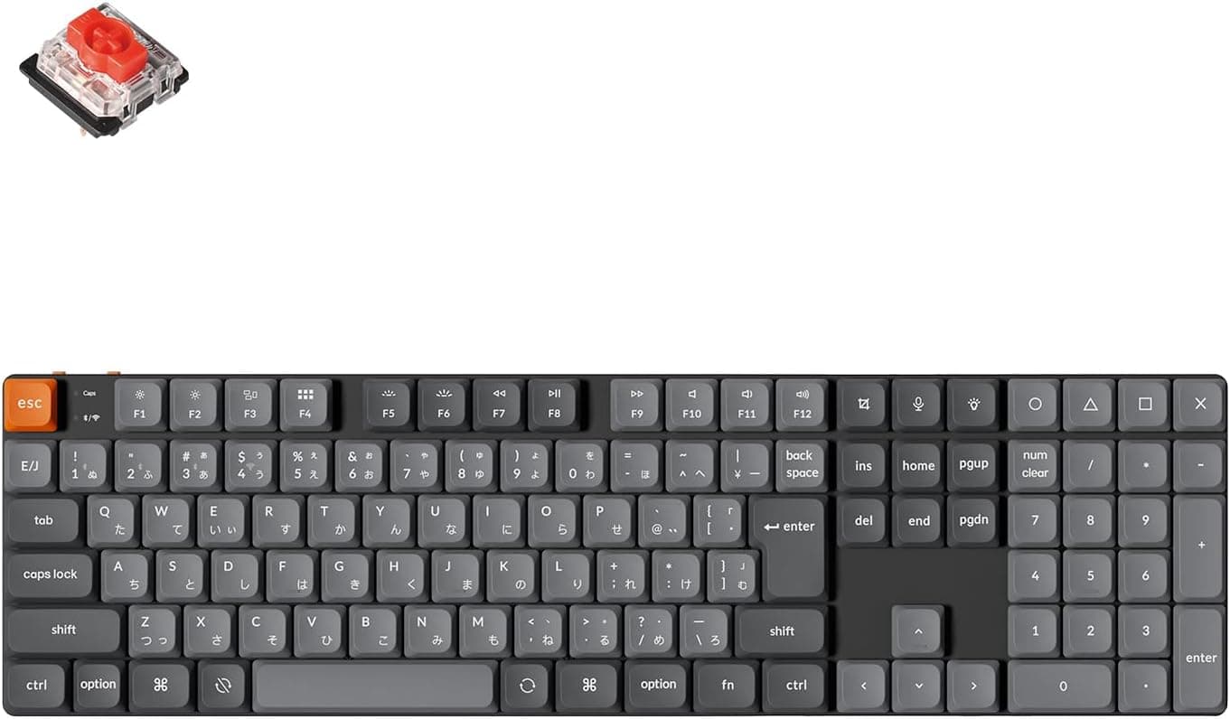 【国内正規品】Keychron K5 Max 薄型ワイヤレス・カスタムメカニカルキーボード 2.4GH