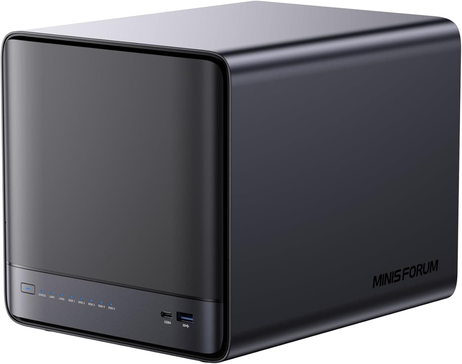 MINISFORUM 5ベイ NAS N5 Pro P370 ネットワーク接続ストレージ AMD Ryzen AI 9 HX PRO 370 (12C
