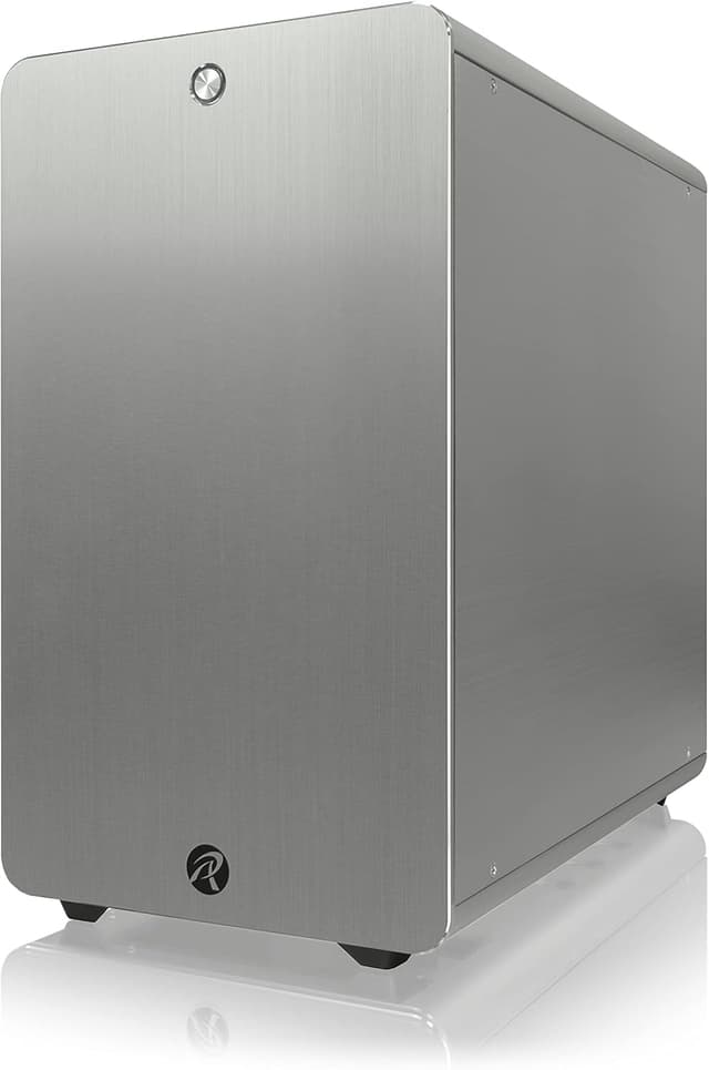 RAIJINTEK ミドルタワー PCケース ATX対応アルミニウム THETIS SILVER CLASSIC (0R200052)
