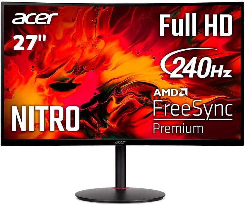 Acer Nitro XZ270 X2bmiiphx 27-inch 1500R Curved Full HD Gaming Monitor