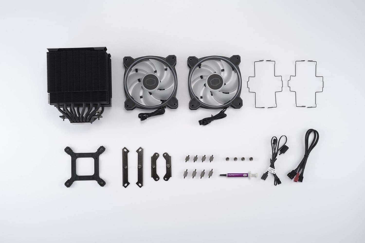 Cooler Master Hyper 622 HALO BLACK 6本ヒートパイプデュアルタワー&ファン LGA1700・AM5・AM4対応空冷CPUクーラー RR-D6BB-20PA-R1 FN1958