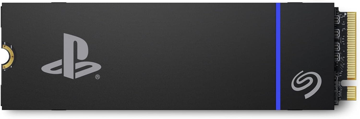 Seagate (シーゲイト) ゲームドライブ PS5 NVMe SSD PS5 1TB 内蔵ソリッドステートドライブ - PCIe Gen4 NVMe 1.4 公式ライセンス品ヒートシンク付き最大7