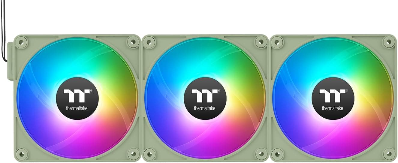 Thermaltake CT140 EX ARGB 140mm FAN PCケースファン 3ファンパック抹茶グリーン CL-F197-PL14MG-A FN2300