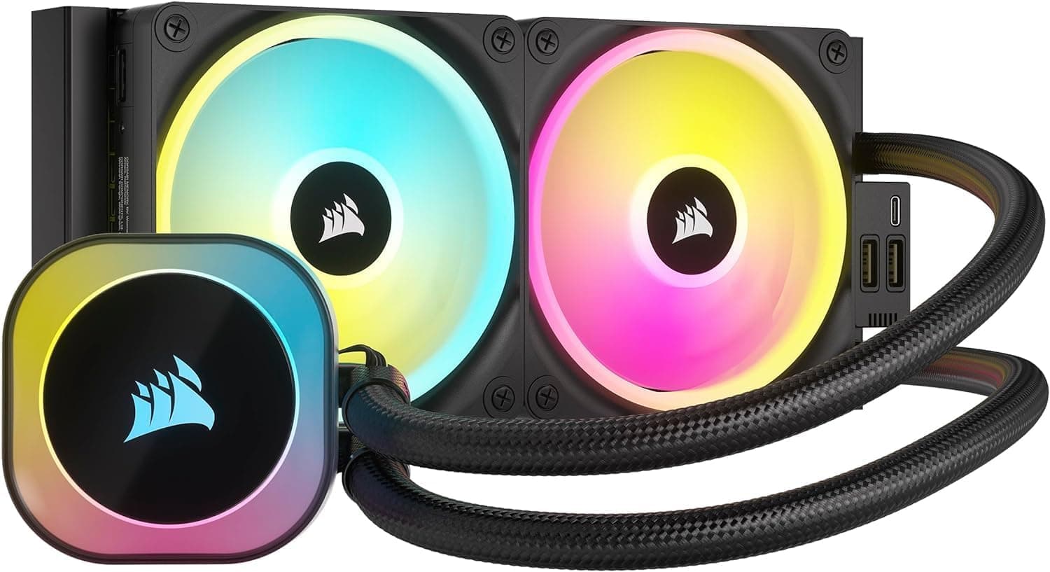 CORSAIR iCUE LINK H100i RGB 240mm簡易水冷CPUクーラー