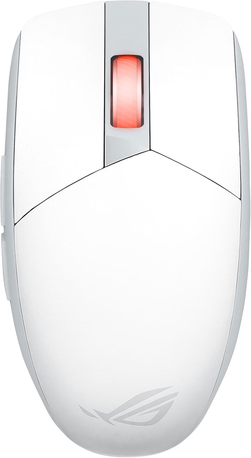 ASUS ROG Strix Impact III Wireless 白 ゲーミングマウス 57g Bluetooth ROG AimPoint光学センサー キーボードとマウスをまとめて接続できるROG Omni レシーバーを搭載