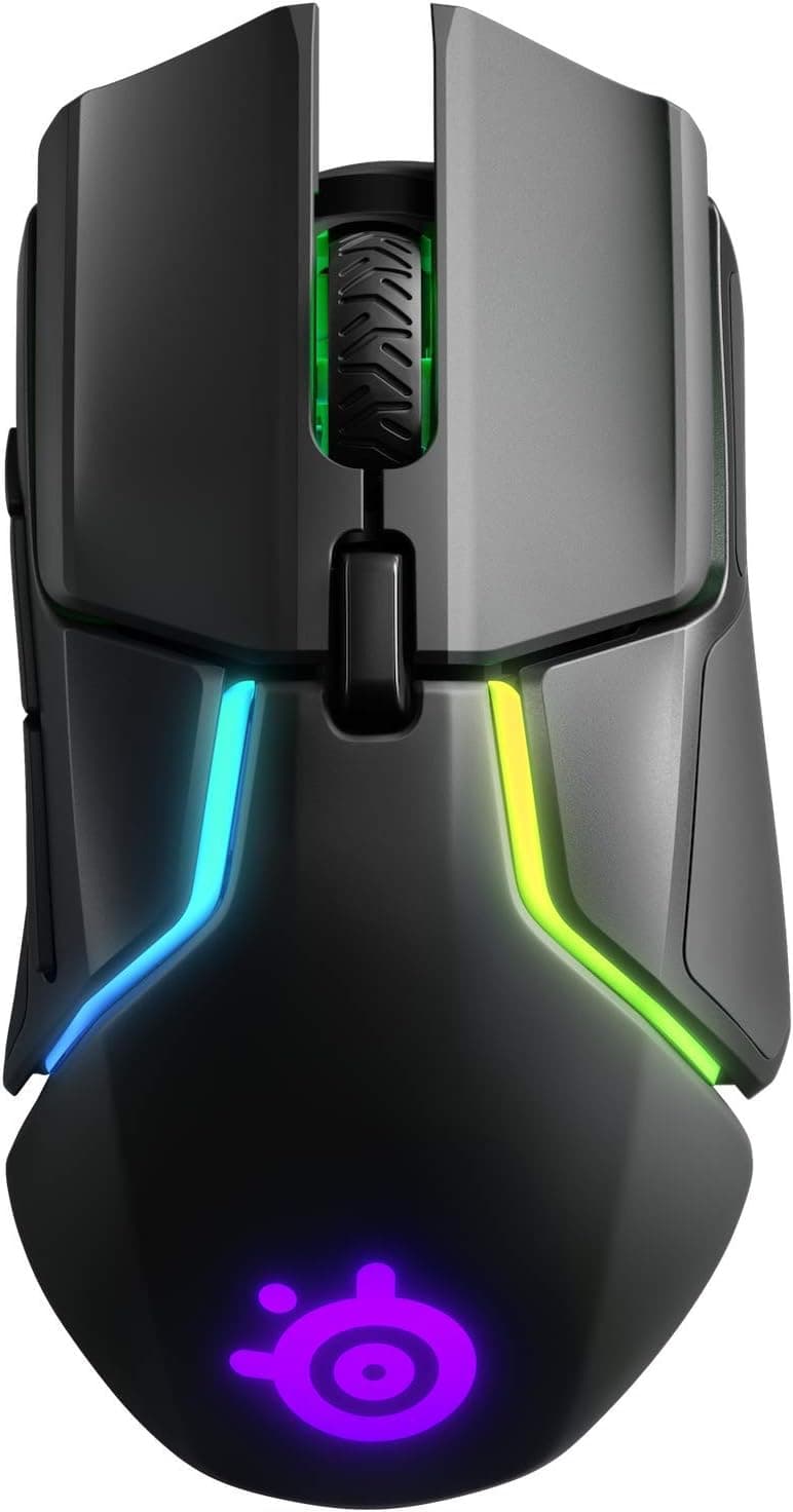 SteelSeries ゲーミングマウス無線ワイヤレスデュアルセンサー 重量・重心カスタマイズ機能 32ビットARM プロセッサー搭載 Rival 650 Wireless 62456