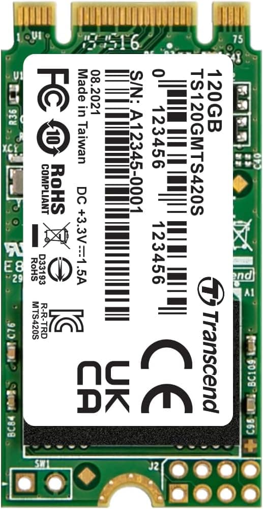 トランセンドジャパン Transcend 3D TLC NAND採用 SSD 120GB M.2 2242 SATA-III 6Gb