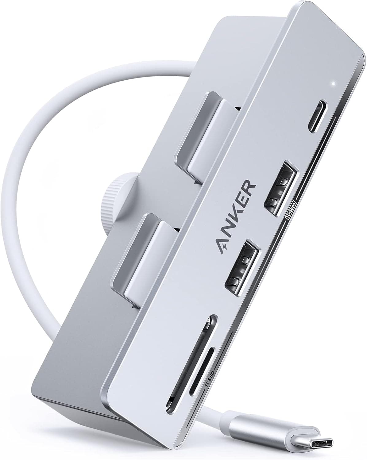 Anker USB Cハブ iMac用 535 USB Cハブ (5-in-1) USB-A 10Gbpsデータポート2つ USB-C 10Gbpsポート SD microSDカードリーダー iMac Pro