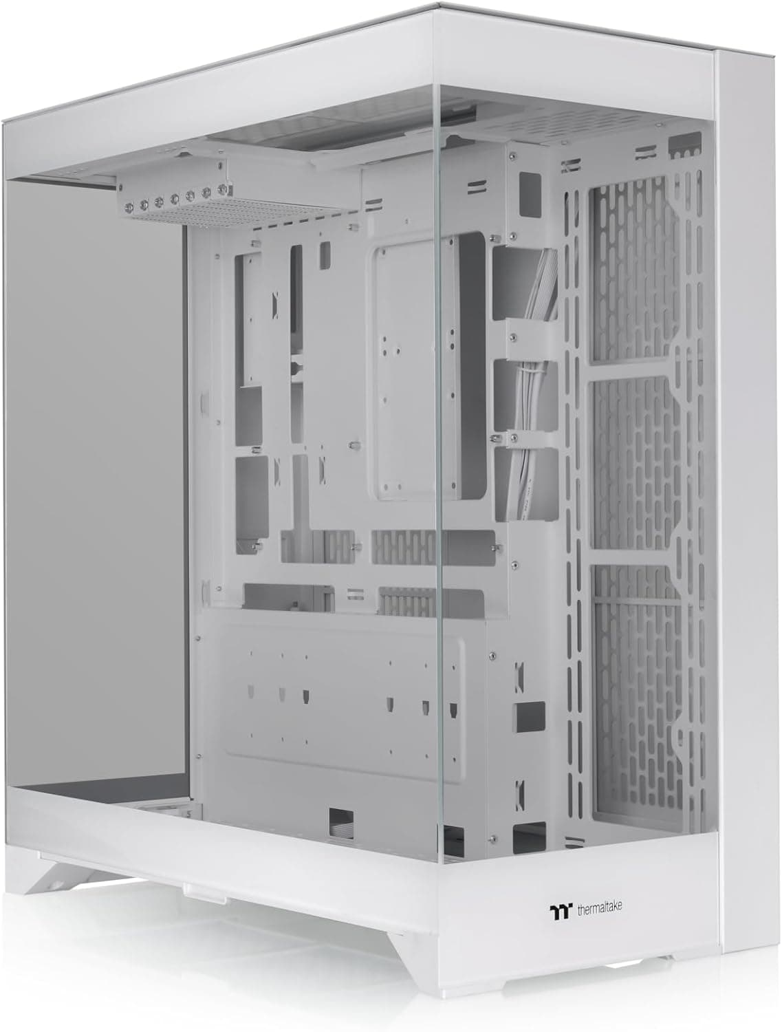Thermaltake CTE E550 TG Snow デュアルチャンバー設計ミドルタワー型 ATX PCケースホワイト CA-1Z8-00M6WN-00 CS9119