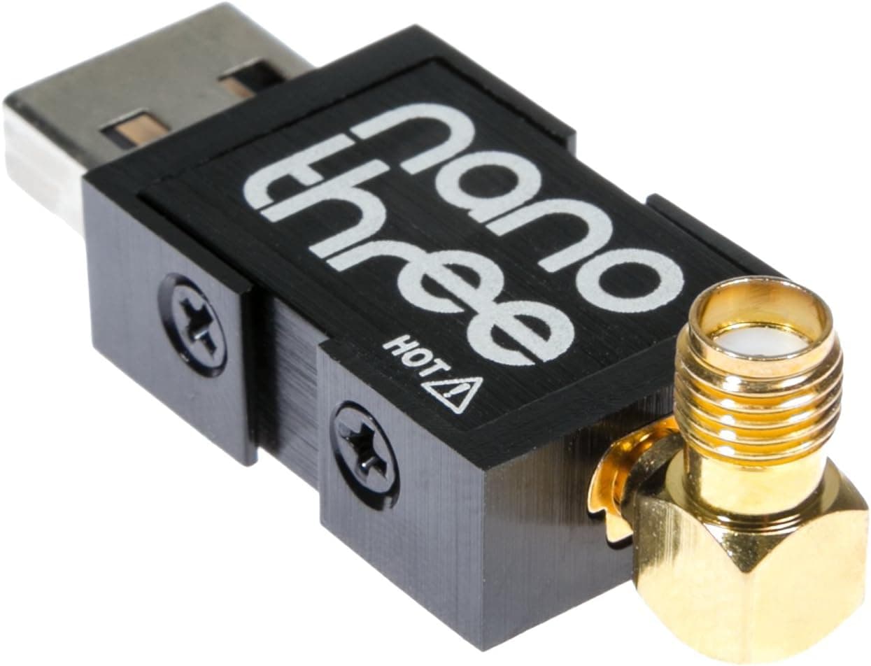 Nooelec NESDR Nano 3 - プレミアム小型RTL-SDR(アルミニウム製エンクロージャー付き)