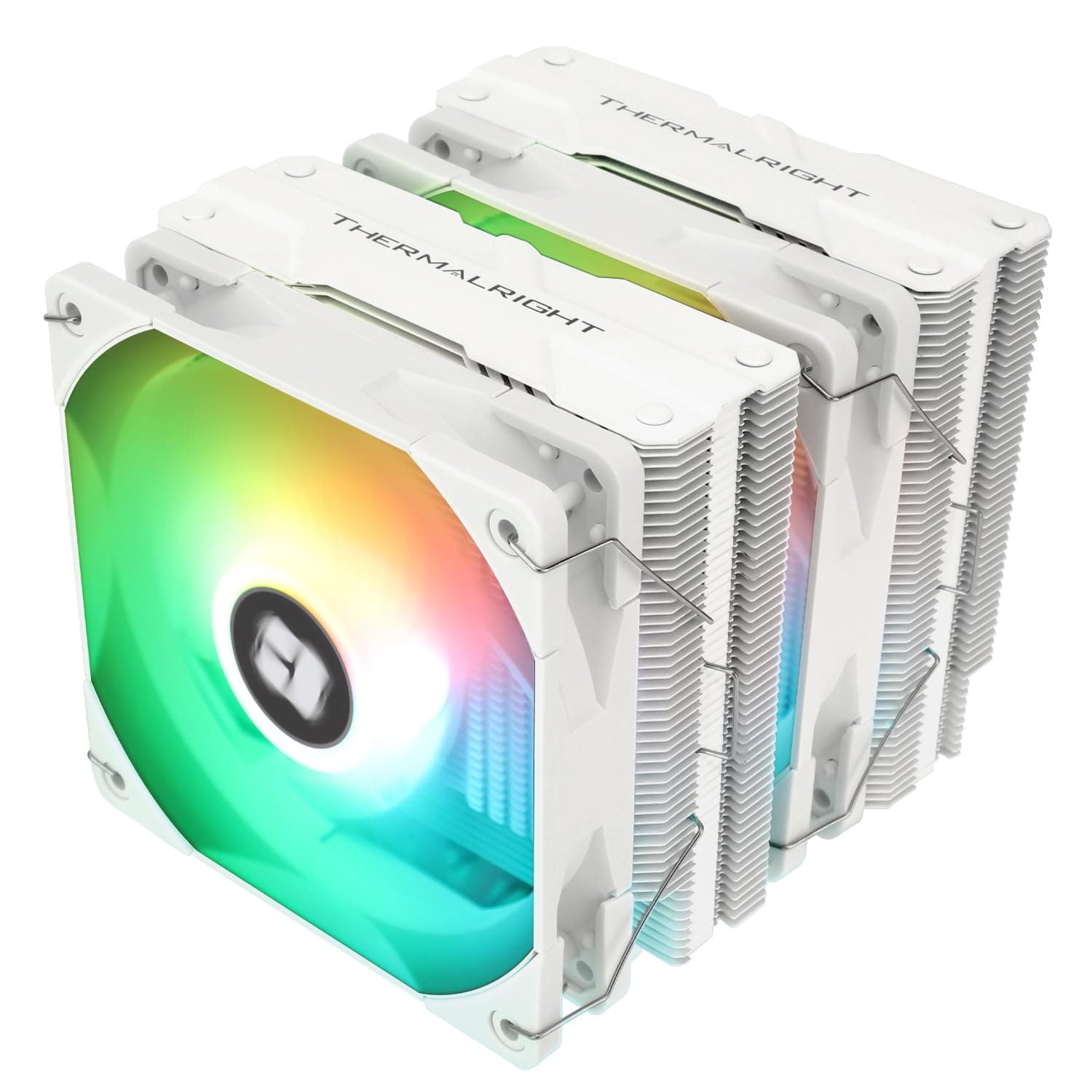Thermalright Peerless Assassin 120 ホワイト ARGB CPU エアクーラー ヒートパイプ6個 5V ARGB照明デュアルTL-C12W-S PWMファンアルミニウムヒートシンクカバー AGHPテクノロジー AMD AM4 AM5