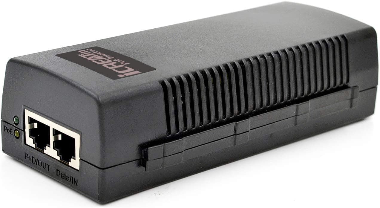 iCreatin B00TGI7LU4 — 60W対応 ギガビットPoE+給電アダプター