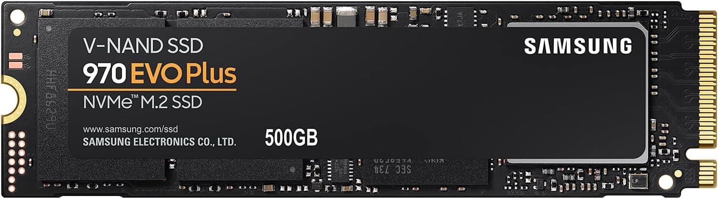 Samsung 970 EVO Plus 500GB PCIe (最大転送速度 3
