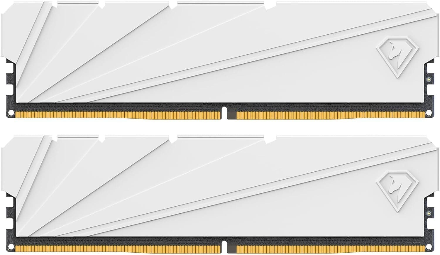 Netac DDR4 DRAM 32GB キット 16GBx2 C16 3200MHz XMP 2.0 デュアルチャンネル RAM (PC4-25600) 1.35V 288ピンアップグレードアルミニウムヒートシンクゲーミングコンピュータのアップグレードに最適 - Shadow S