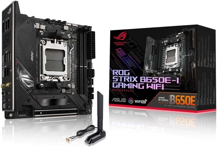 ASUS ROG STRIX B650E-I GAMING WIFI AMD Ryzen 7000 シリーズ AM5 対応 B650 搭載 Mini-ITX マザーボード