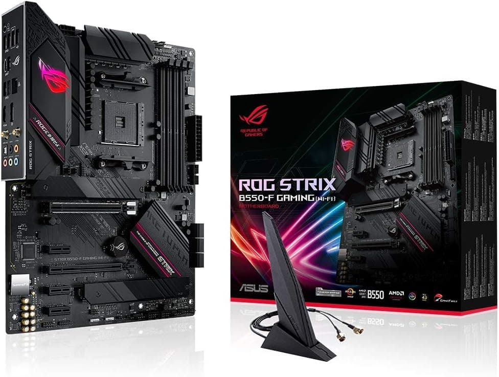 ASUS AMD B550 搭載 AM4 対応マザーボード ROG STRIX B550-F GAMING(WI-FI)【ATX】